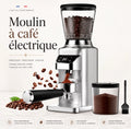 Caffelio Grind Silver – Moulin à café électrique à meule conique