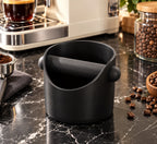 Caffelio KnockBox Black – Bac à marc de café pour porte-filtre