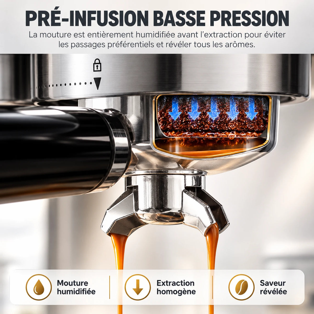 Caffelio Maestro Black – Machine à espresso avec broyeur intégré et mousseur automatique