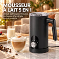 Caffelio Mousse Black – Mousseur à lait électrique 5 en 1