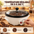 Caffelio Roasta White – Torréfacteur à café électrique 1200 W