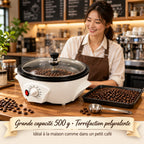 Caffelio Roasta White – Torréfacteur à café électrique 1200 W